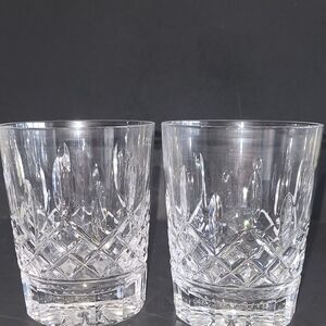 Waterford Lismore Double Old Fashioned Glasses